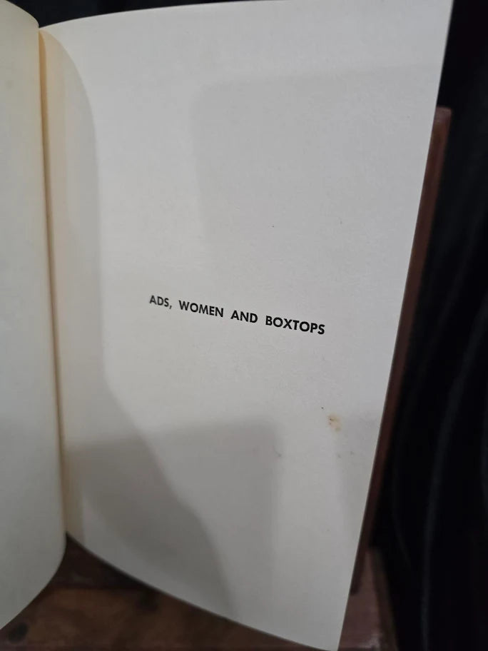Ads, Women and Boxtops 1955 Signed by Duane Jones and Mark Larkin | Mid-Century Advertising