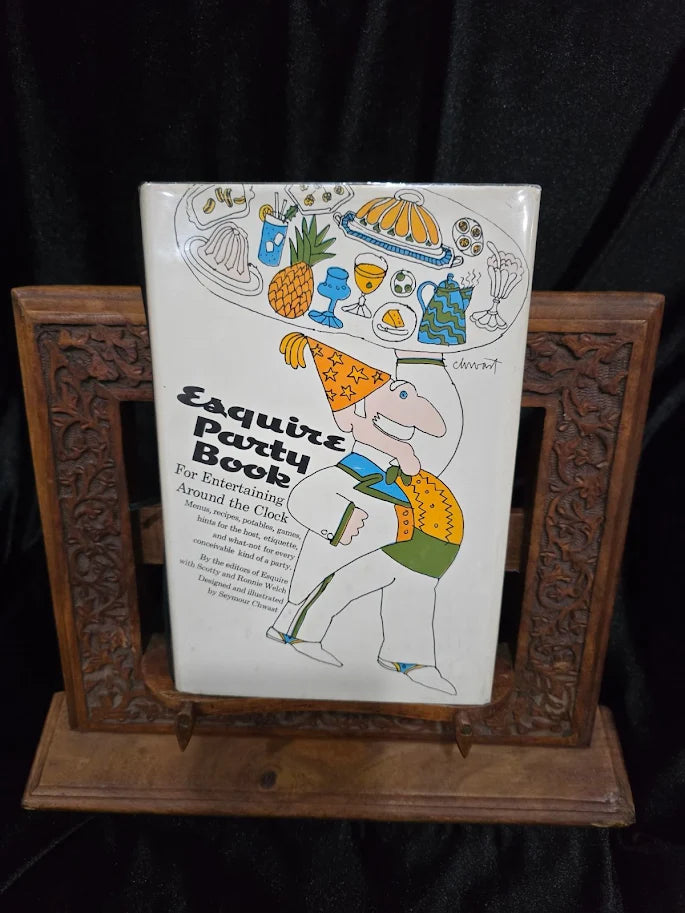 Esquire Party Book Later Printing Seymour Chwast Illustrated Hardcover with Dust Jacket