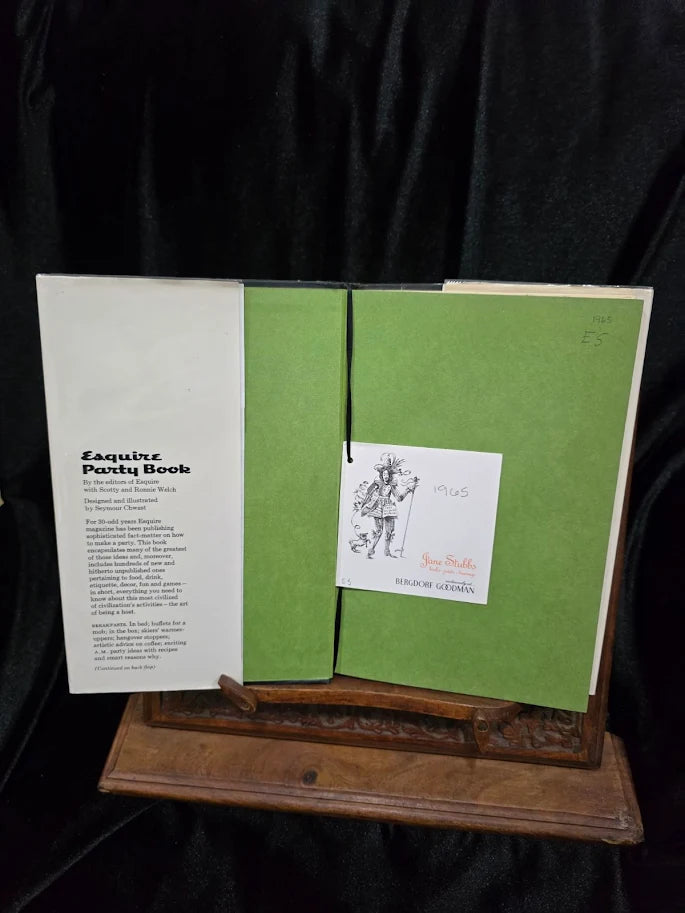 Esquire Party Book Later Printing Seymour Chwast Illustrated Hardcover with Dust Jacket