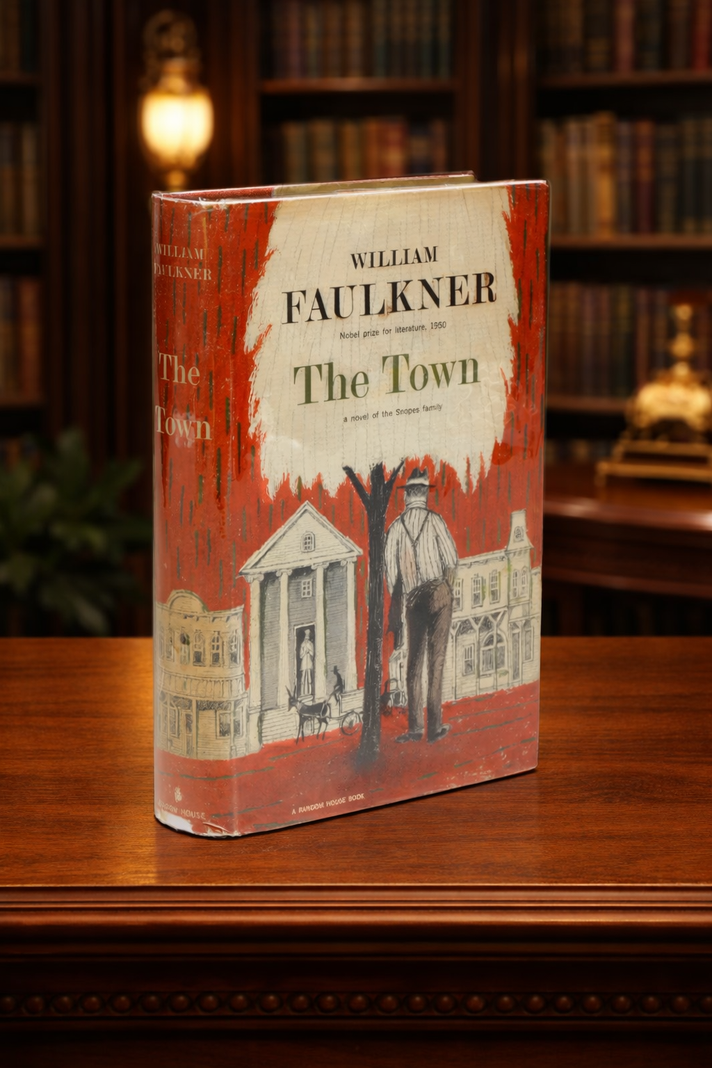 The Town William Faulkner 1957 First Edition Random House Hardcover Dust Jacket