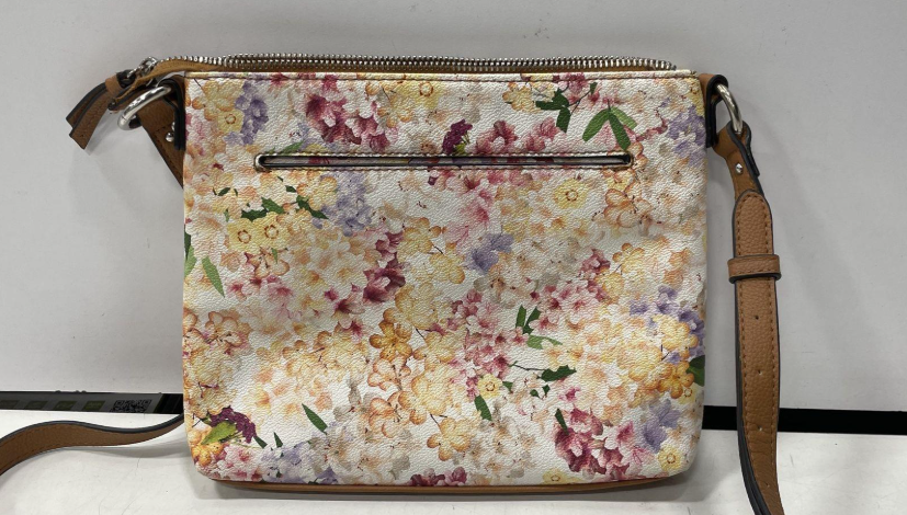 Floral Crossbody Bag Soft Pastel Flower Print | Lightweight Everyday Shoulder Purse