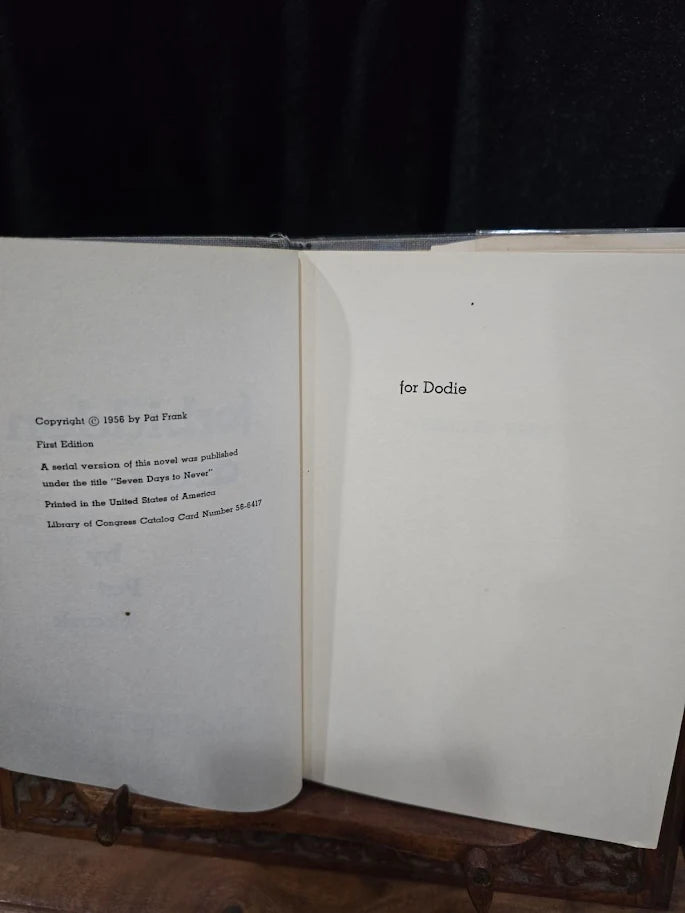 Forbidden Area First Edition First Printing Pat Frank Hardcover 1956 with Dust Jacket