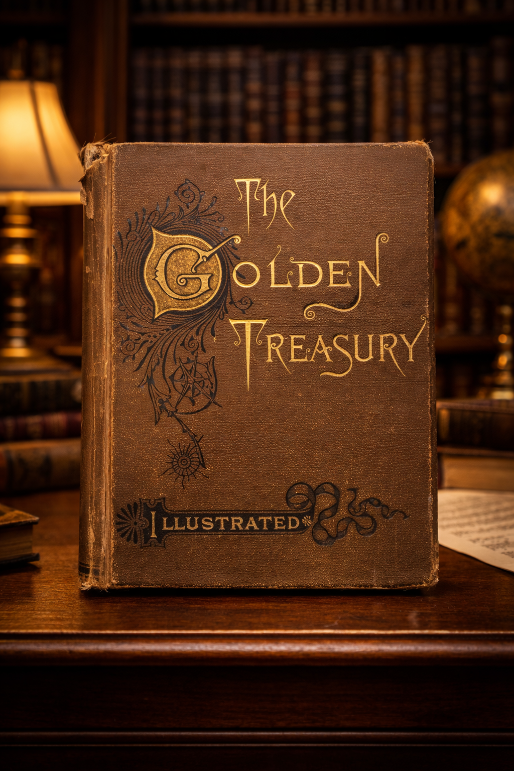 The Golden Treasury James Hunter 1887 Illustrated Antiquarian Subscription Volume I
