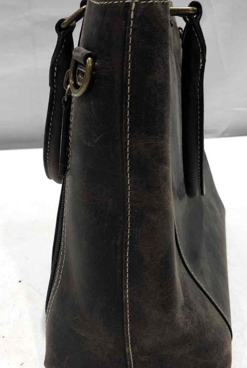 Gun Tote’n Mamas Brown Distressed Leather Concealed Carry Handbag | RFID Protection CCW Purse
