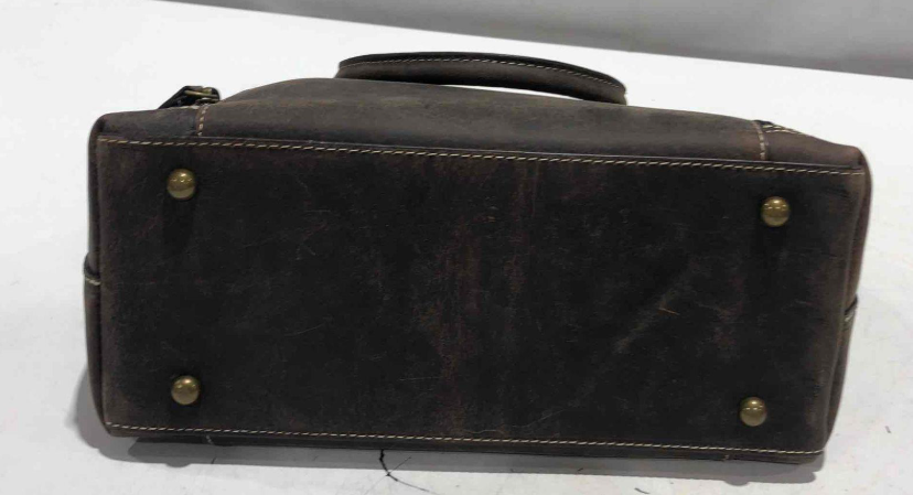 Gun Tote’n Mamas Brown Distressed Leather Concealed Carry Handbag | RFID Protection CCW Purse