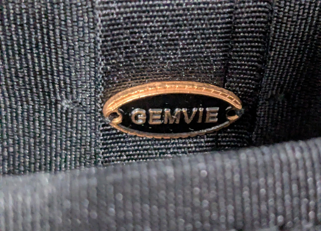 Gemvie Black Handmade Top Hat Size 59cm