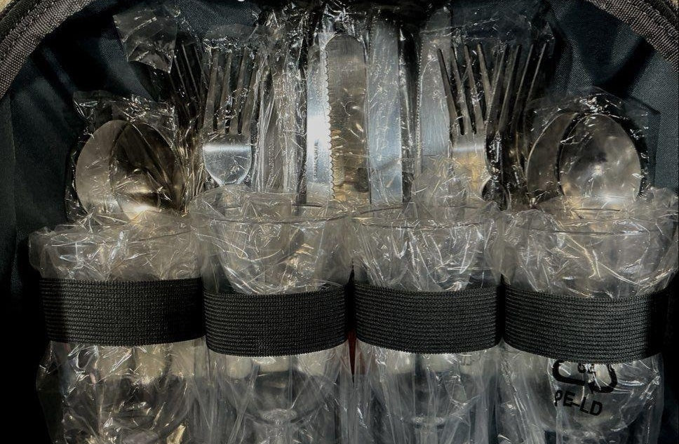 Picnic Backpack with Tableware Service Set