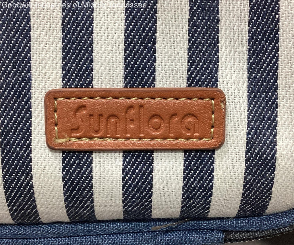 Sunflora Insulated All Season Blue Picnic Backpack for 4 Person