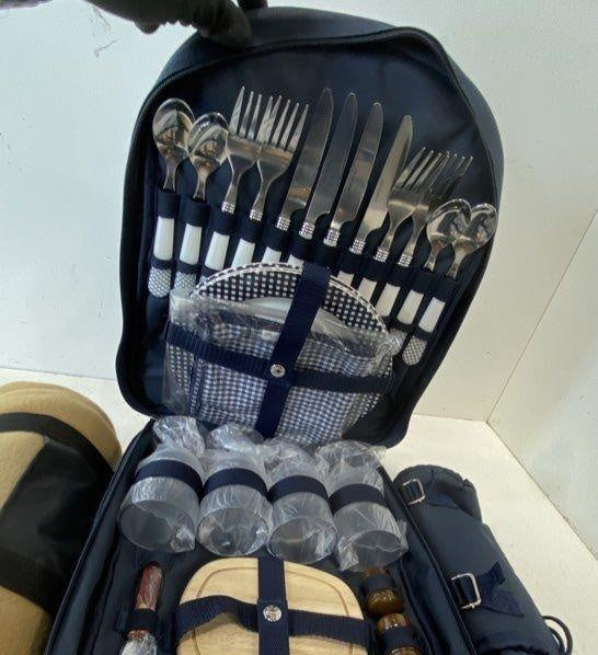 Picnic At Ascot Deluxe Equipped 4 Person Picnic Backpack