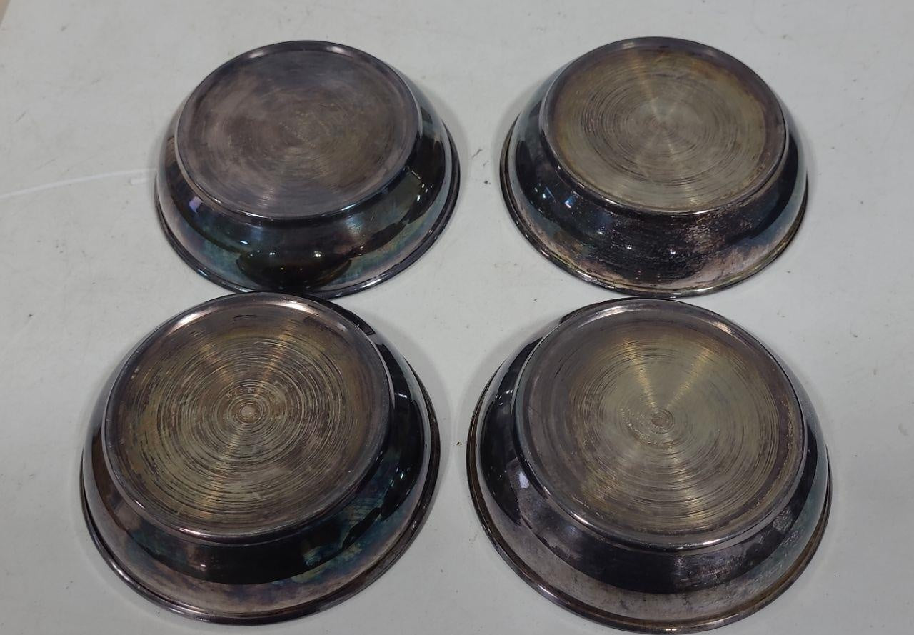 Blackinton Exclusive Silver Plated Card Suit Coaster Ash Trays