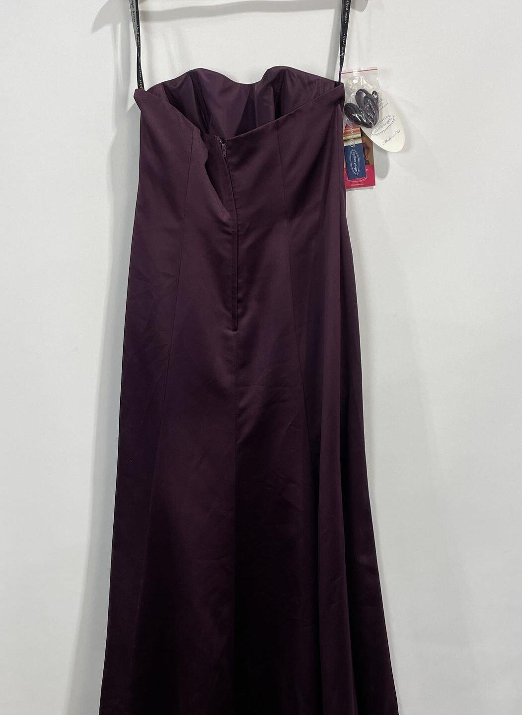 Alfred Angelo Purple Strapless Formal Dress Women's Size 12