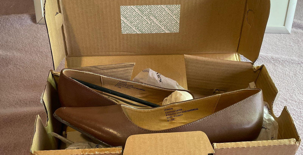 Comfort View Brown Leather Pointed Toe Heels Women's Size 8 1/2 M