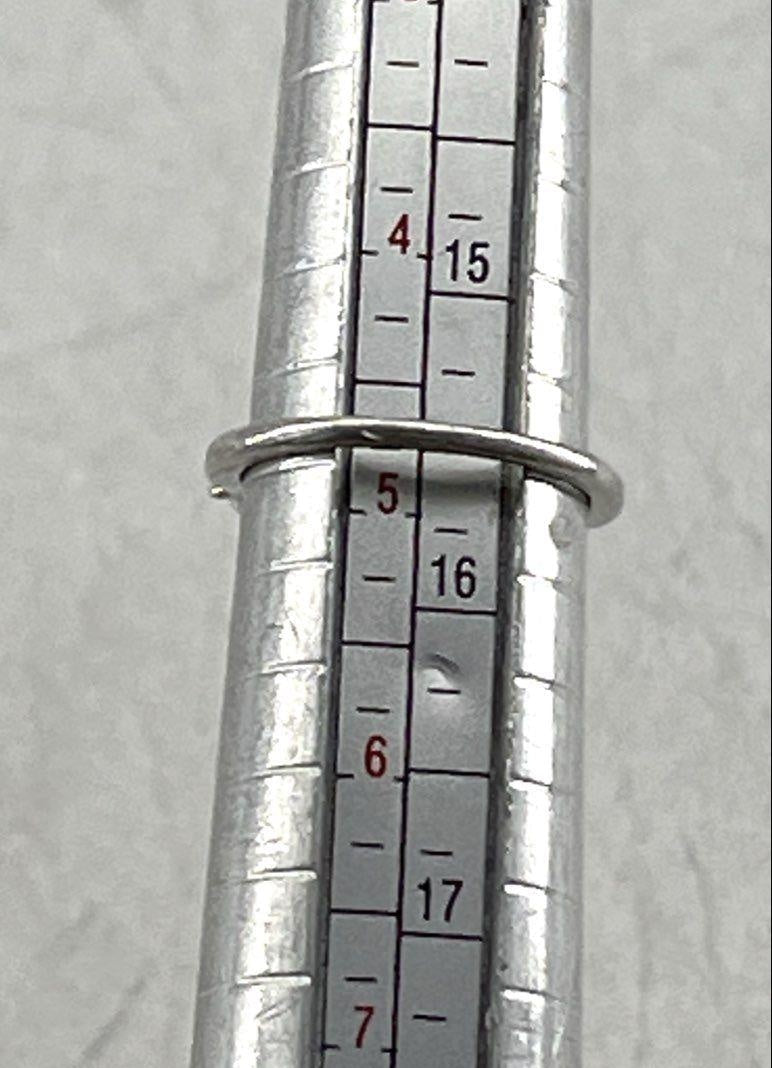 925 Sterling Silver Cocktail Moissanite CZ Accent 7.4mm Ring Size 5 1.8g