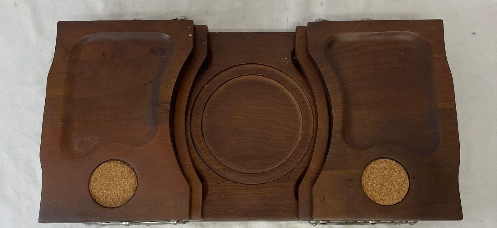 Hellerware Expandable Wood Serving Party Tray