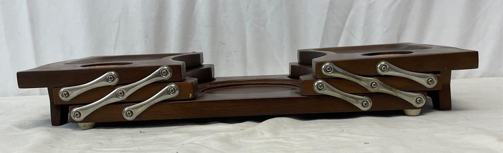 Hellerware Expandable Wood Serving Party Tray