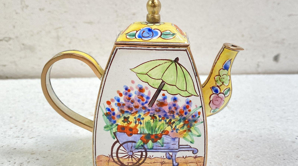 Kelvin Chen Miniature Enameled Teapot