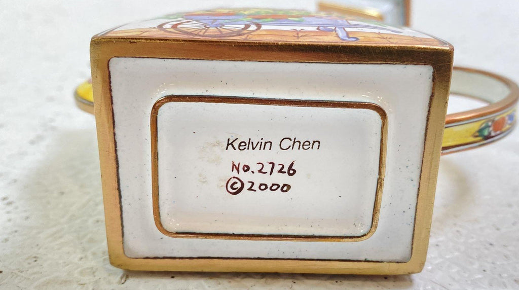 Kelvin Chen Miniature Enameled Teapot