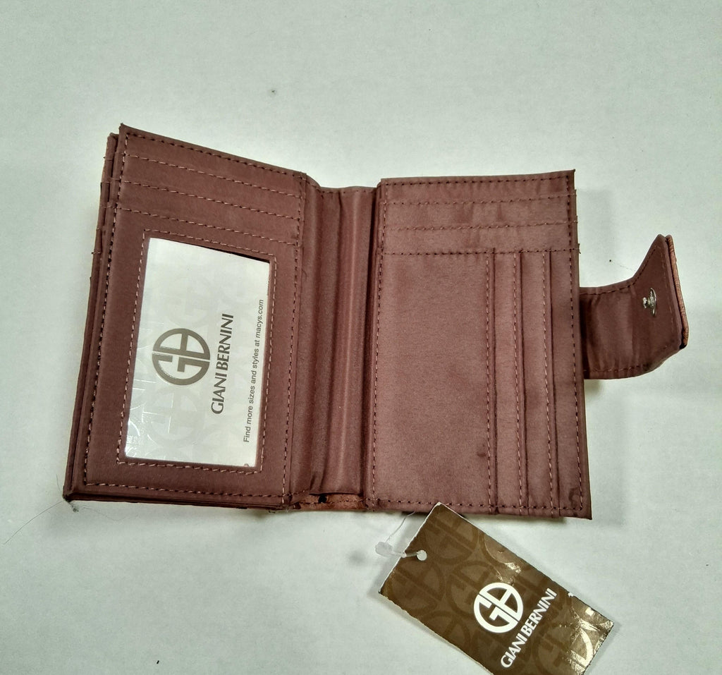 Giani Bernini Brick Faux Ostrich Leather Wallet