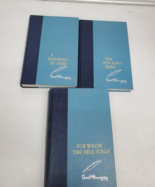 Ernest Hemingway Three Classic Novels Scribner Hardcover Set 1968 Literary Classics