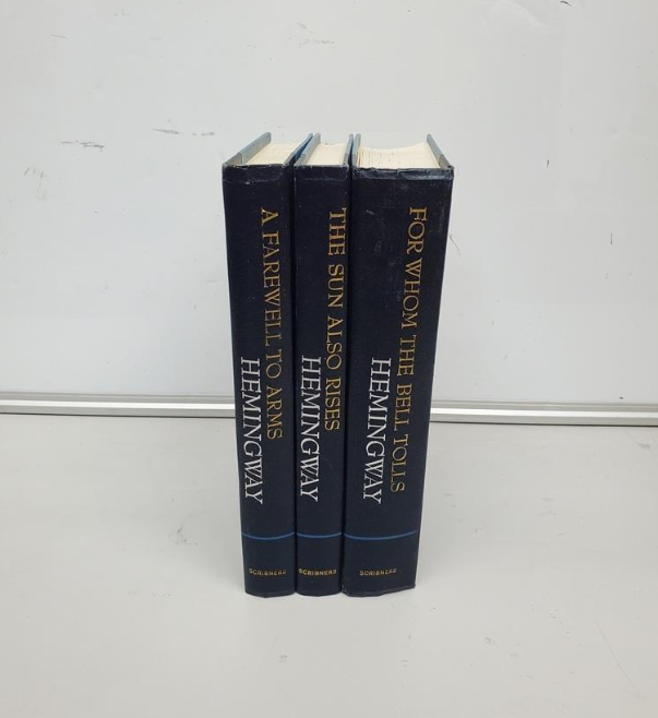 Ernest Hemingway Three Classic Novels Scribner Hardcover Set 1968 Literary Classics