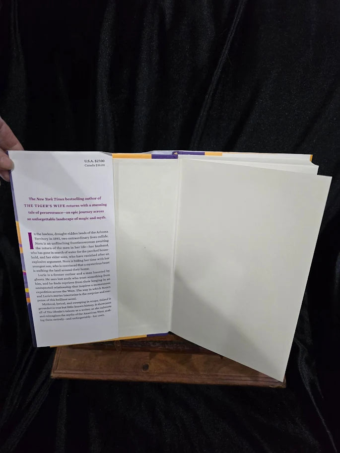 Inland Téa Obreht First Edition First Printing Signed Hardcover with Dust Jacket