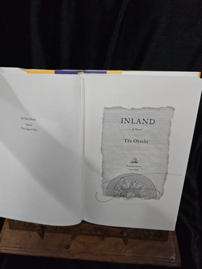 Inland Téa Obreht First Edition First Printing Signed Hardcover with Dust Jacket