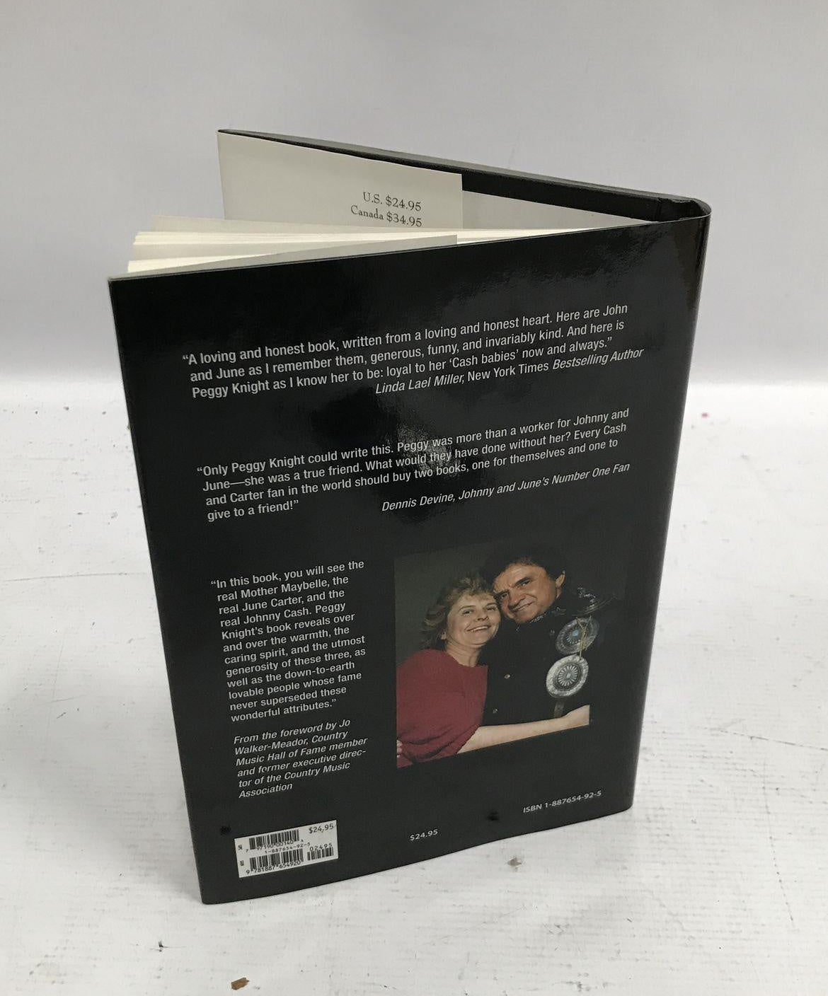 Inside the House of Cash by Peggy Knight, Autographed Copy
