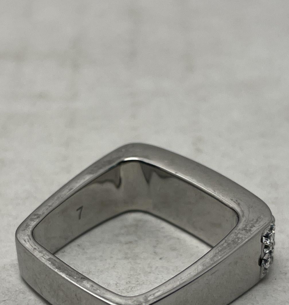 Henri Bendel Rhinestone Square Ring