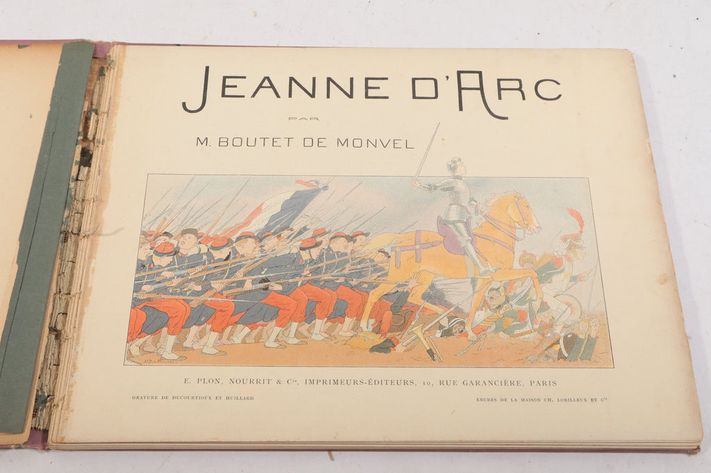 Jeanne d’Arc by Louis-Maurice Boutet de Monvel 1896 First Edition, French Illustrated Joan of Arc Book