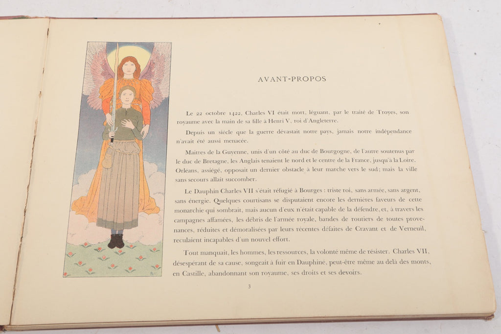 Jeanne d’Arc by Louis-Maurice Boutet de Monvel 1896 First Edition, French Illustrated Joan of Arc Book
