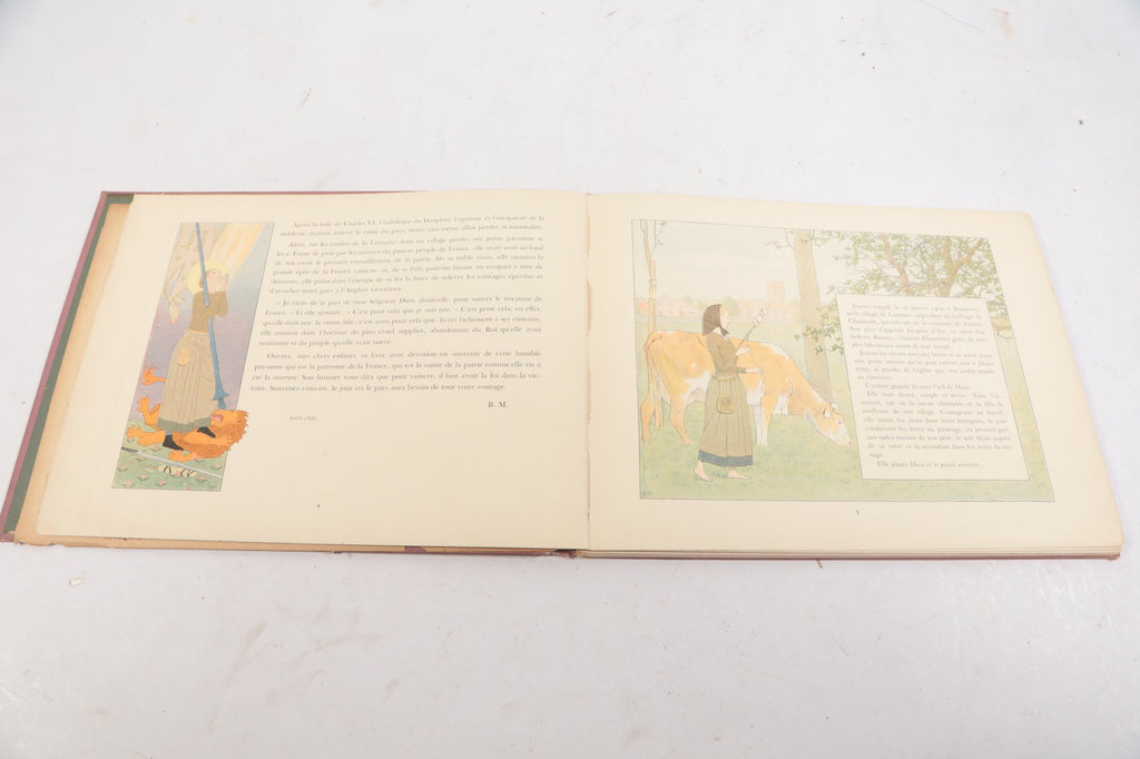 Jeanne d’Arc by Louis-Maurice Boutet de Monvel 1896 First Edition, French Illustrated Joan of Arc Book