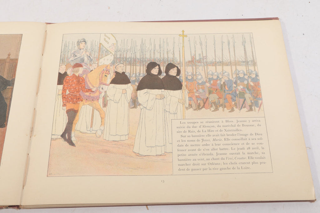 Jeanne d’Arc by Louis-Maurice Boutet de Monvel 1896 First Edition, French Illustrated Joan of Arc Book