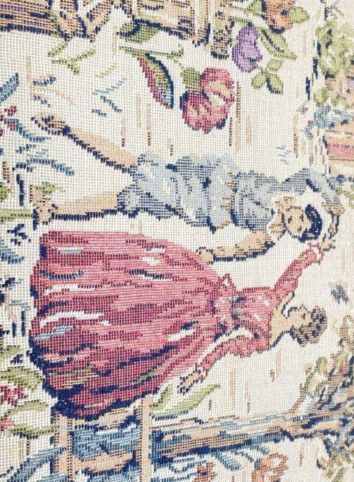Julisu Resnick Vintage Tapestry Purse Scenic Needlepoint Handbag With Matching Coin Purse