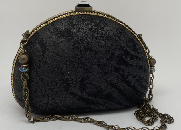 Mary Frances Embellished Elephant Motif Evening Clutch | Beaded Jeweled Collector Handbag | Retired Style