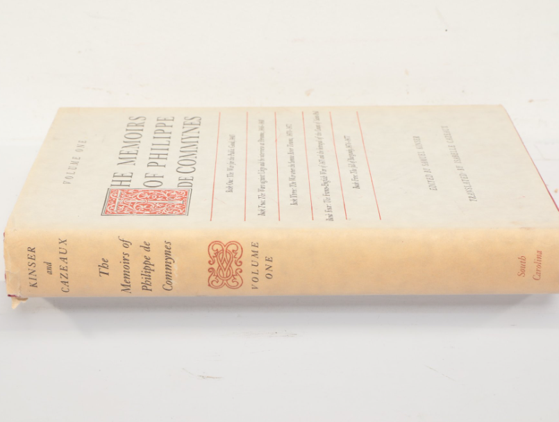 The Memoirs of Philippe de Commynes, Volume One — First Edition, Hardcover with Dust Jacket, World History