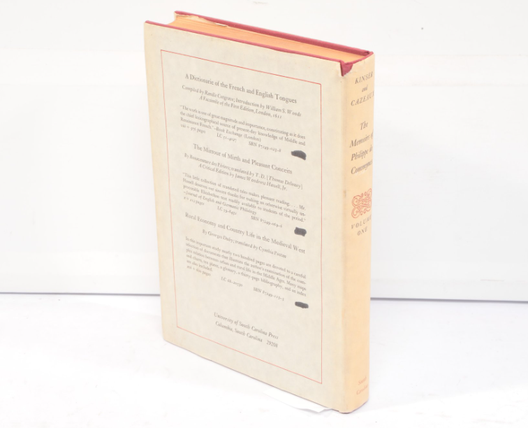 The Memoirs of Philippe de Commynes, Volume One — First Edition, Hardcover with Dust Jacket, World History