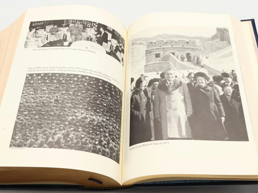 The Memoirs of Richard Nixon and No More Vietnams by Richard Nixon 1978 1985 Signed Limited Edition Set with Slipcase