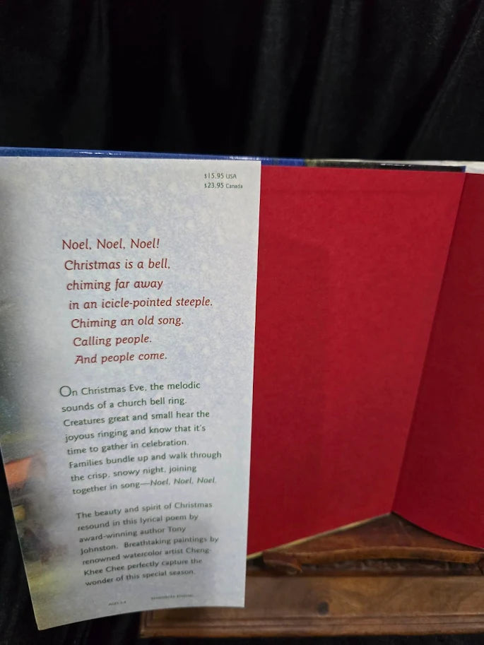 Noel by Tony Johnston 1st Edition Signed Cheng-Khee Chee Christmas Hardcover Fine DJ