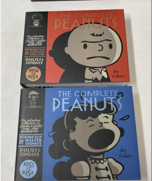 The Complete Peanuts Charles M. Schulz Fantagraphics Hardcover Box Set Slipcase Early Volumes