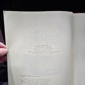 The Tale of Peter Rabbit and Other Stories by Beatrix Potter (1982 Alfred A. Knopf Hardcover) Illustrated by Allen Atkinson