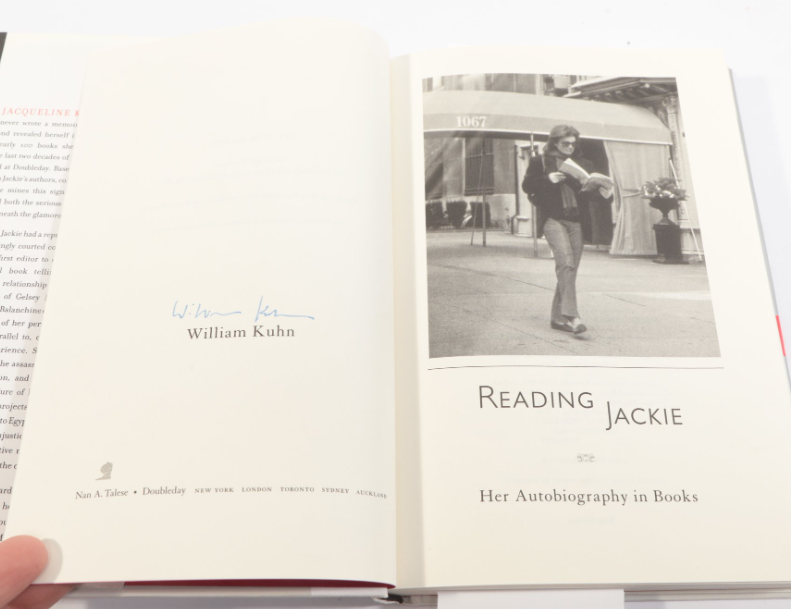 Reading Jackie: Her Autobiography in Books — First Edition, Hardcover with Dust Jacket, Signed by William Kuhn