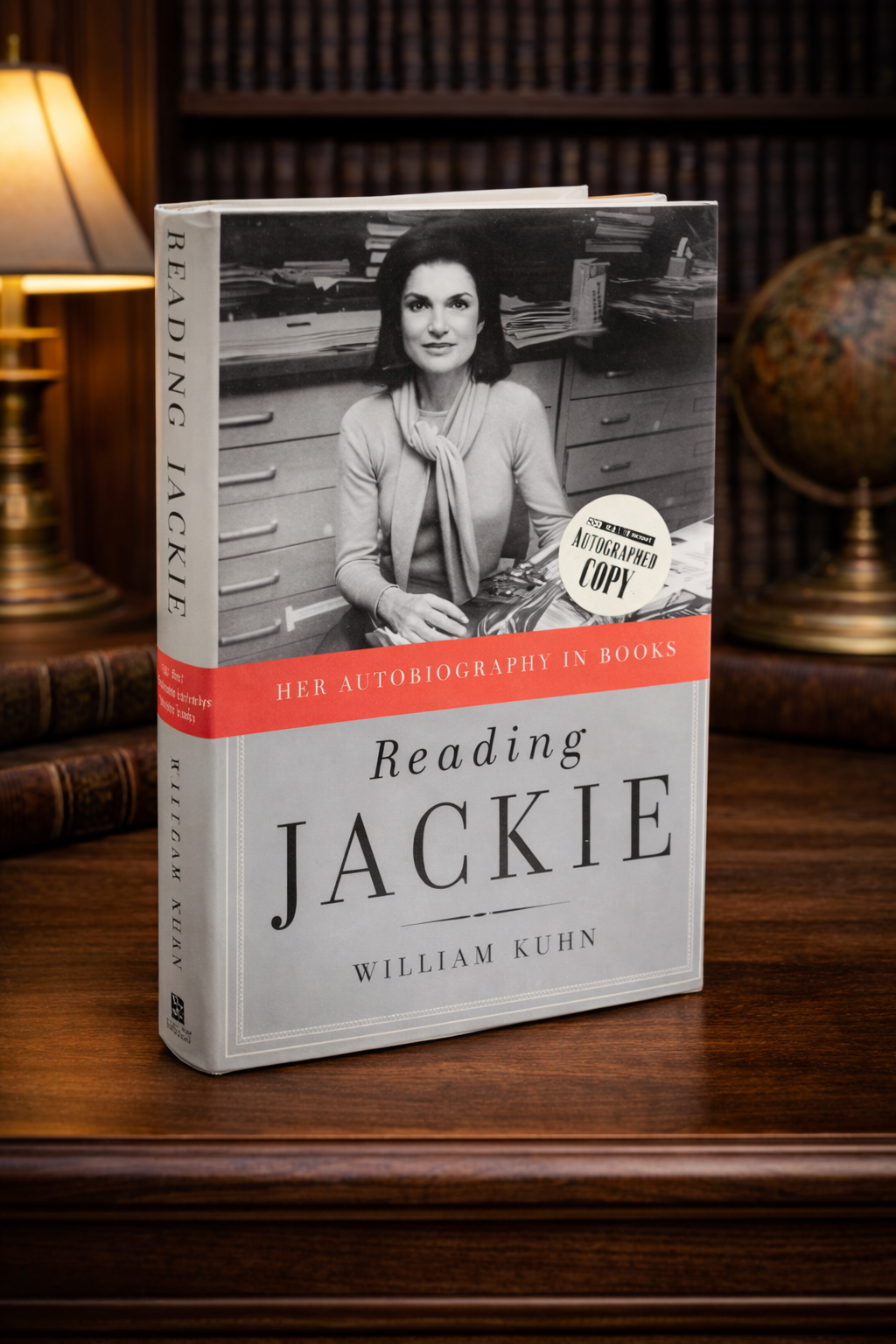 Reading Jackie: Her Autobiography in Books — First Edition, Hardcover with Dust Jacket, Signed by William Kuhn