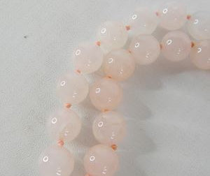 Rose Quartz Beaded Strand Necklace