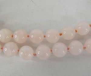 Rose Quartz Beaded Strand Necklace