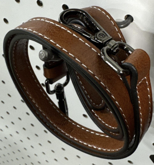 Ketturam Tan Genuine Leather Satchel Crossbody Handbag Structured Top Handle Purse NWT