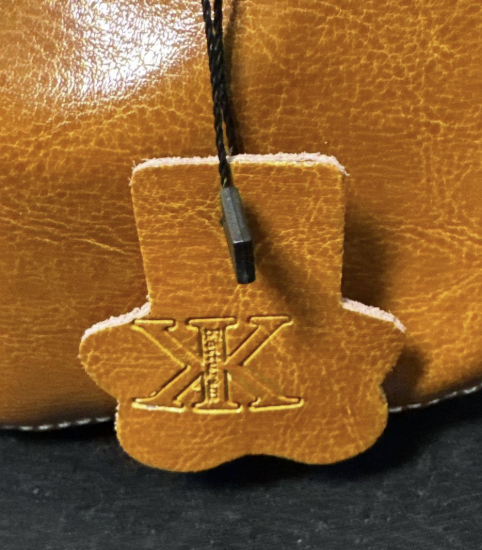 Ketturam Tan Genuine Leather Satchel Crossbody Handbag Structured Top Handle Purse NWT