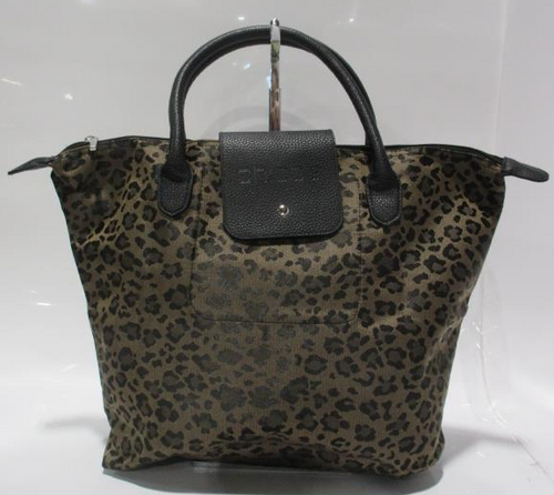 Chico’s Leopard Print Foldable Tote Bag