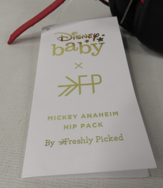 Disney Baby Freshly Picked Mickey Mouse Anaheim Hip Pack Black Red