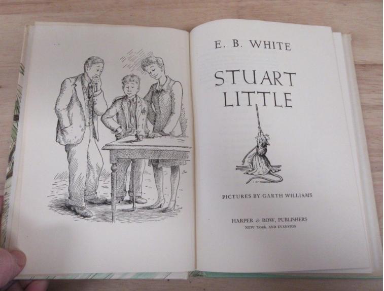 Vintage Stuart Little E. B. White Hardcover with Dust Jacket Illustrated by Garth Williams