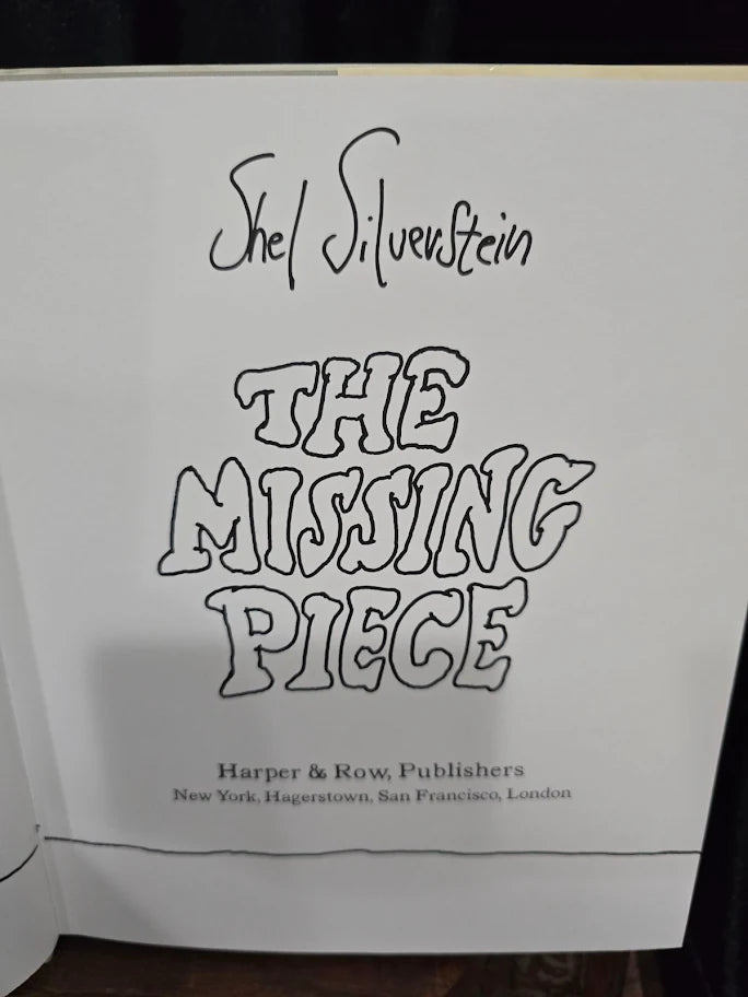 The Missing Piece by Shel Silverstein First Edition First Printing with Dust Jacket 1976